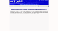 Desktop Screenshot of johnschofieldltd.co.uk