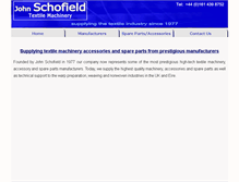 Tablet Screenshot of johnschofieldltd.co.uk